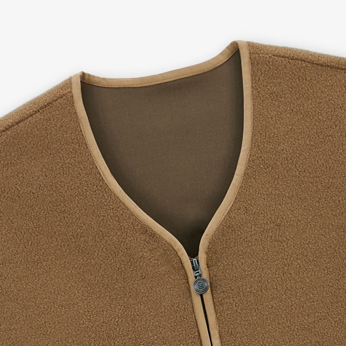 Blouson Polaire Sans Manches Beige Worker PLAY Homme SERGE BLANCO