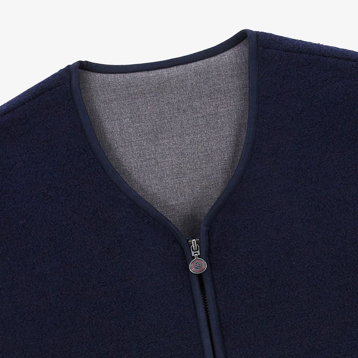 Blouson Polaire Sans Manches Bleu Dark Navy Worker PLAY Homme SERGE BLANCO