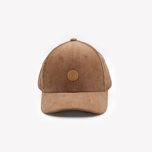 Casquette en velours marron noisette SERGE BLANCO