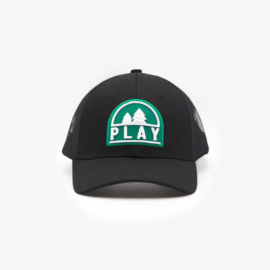 Casquette trucker noire en mesh Play SERGE BLANCO