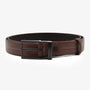 Ceinture En Cuir Marron HOMME SERGE BLANCO