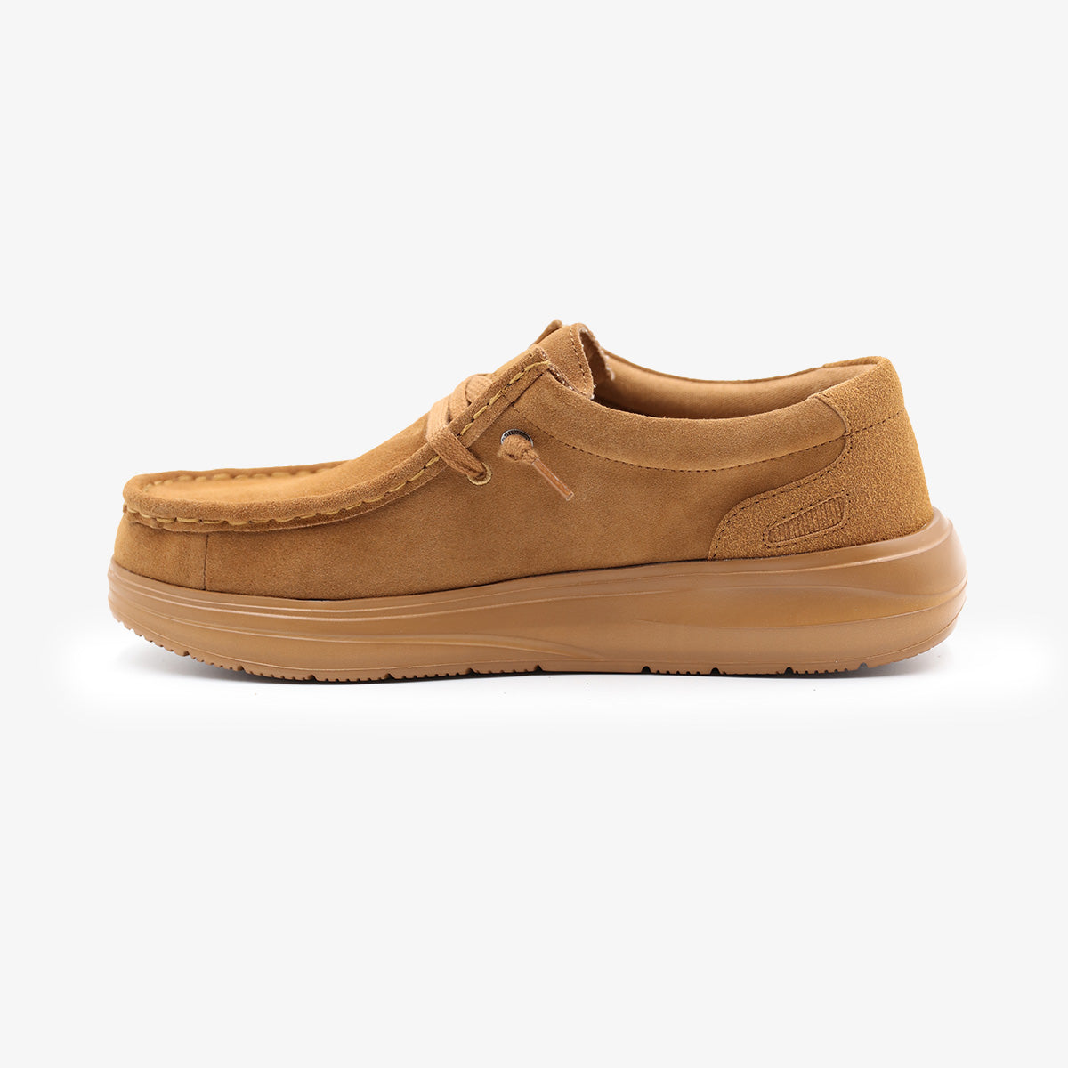 Chaussure bateau Saint‑Jean nubuck camel Homme SERGE BLANCO
