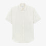 Chemise Charles Manches Courtes Blanche En Lin Homme SERGE BLANCO