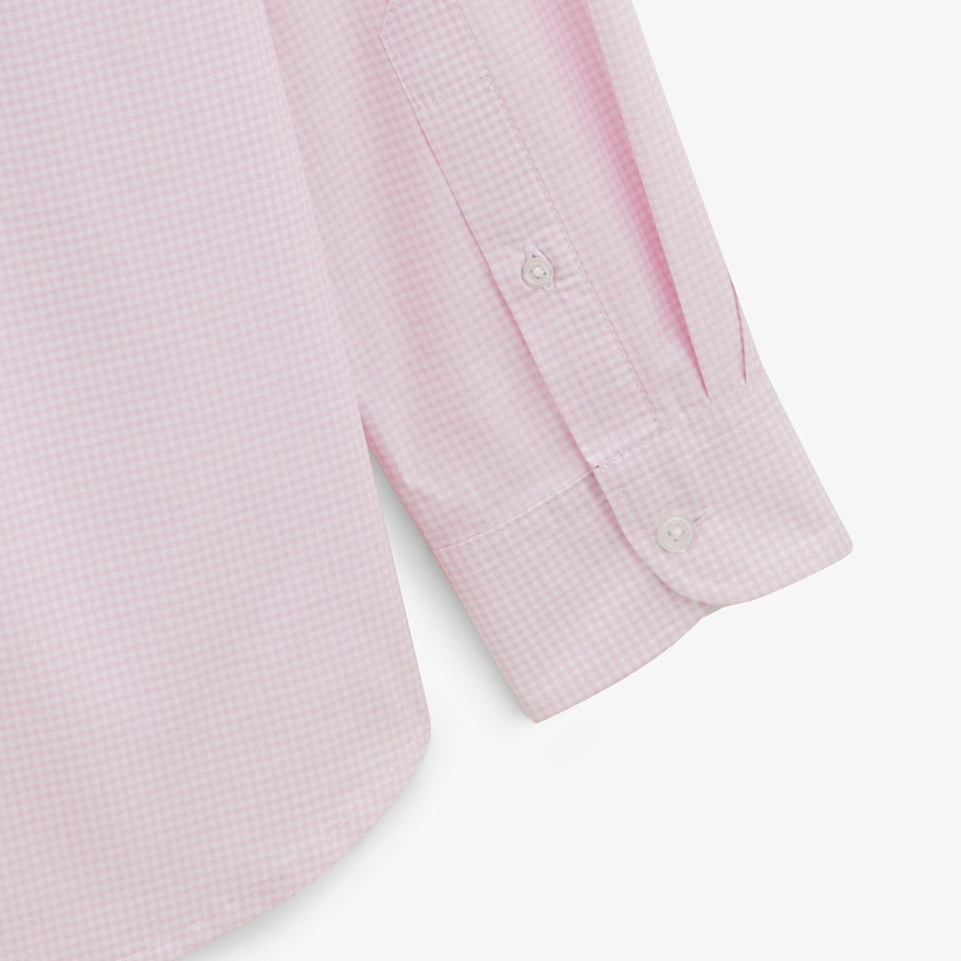 Chemise Clément Manches Longues Rose A Carreaux Vichy Homme SERGE BLANCO