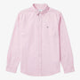 Chemise Manches Longues en coton Oxford Rose avec Ganse Bicolore Homme SERGE BLANCO