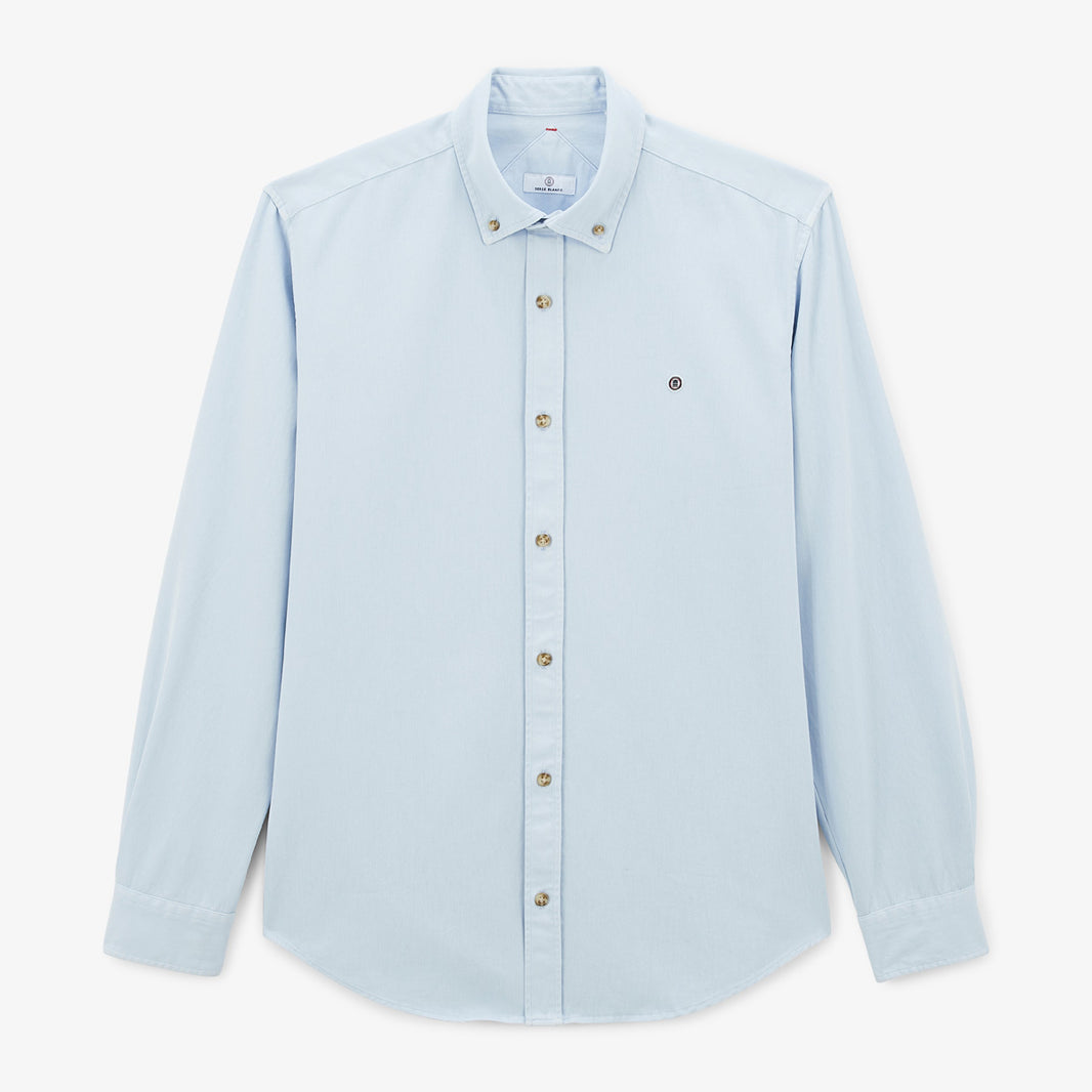 Léine Fhadmhuinchille Cadáis Gorm Candy Charles Plain do Fhir ó Serge Blanco