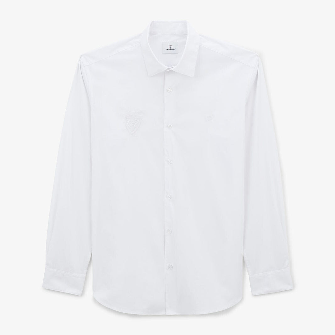 Camisa de manga larga RCT blanca para hombre de SERGE BLANCO
