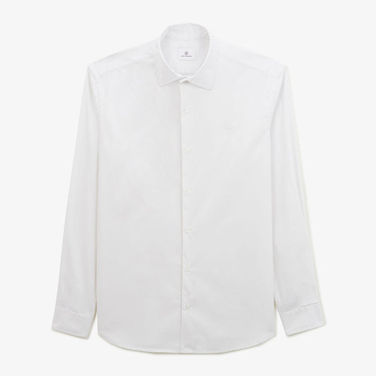 Chemise Popeline Comfort Blanche Homme SERGE BLANCO