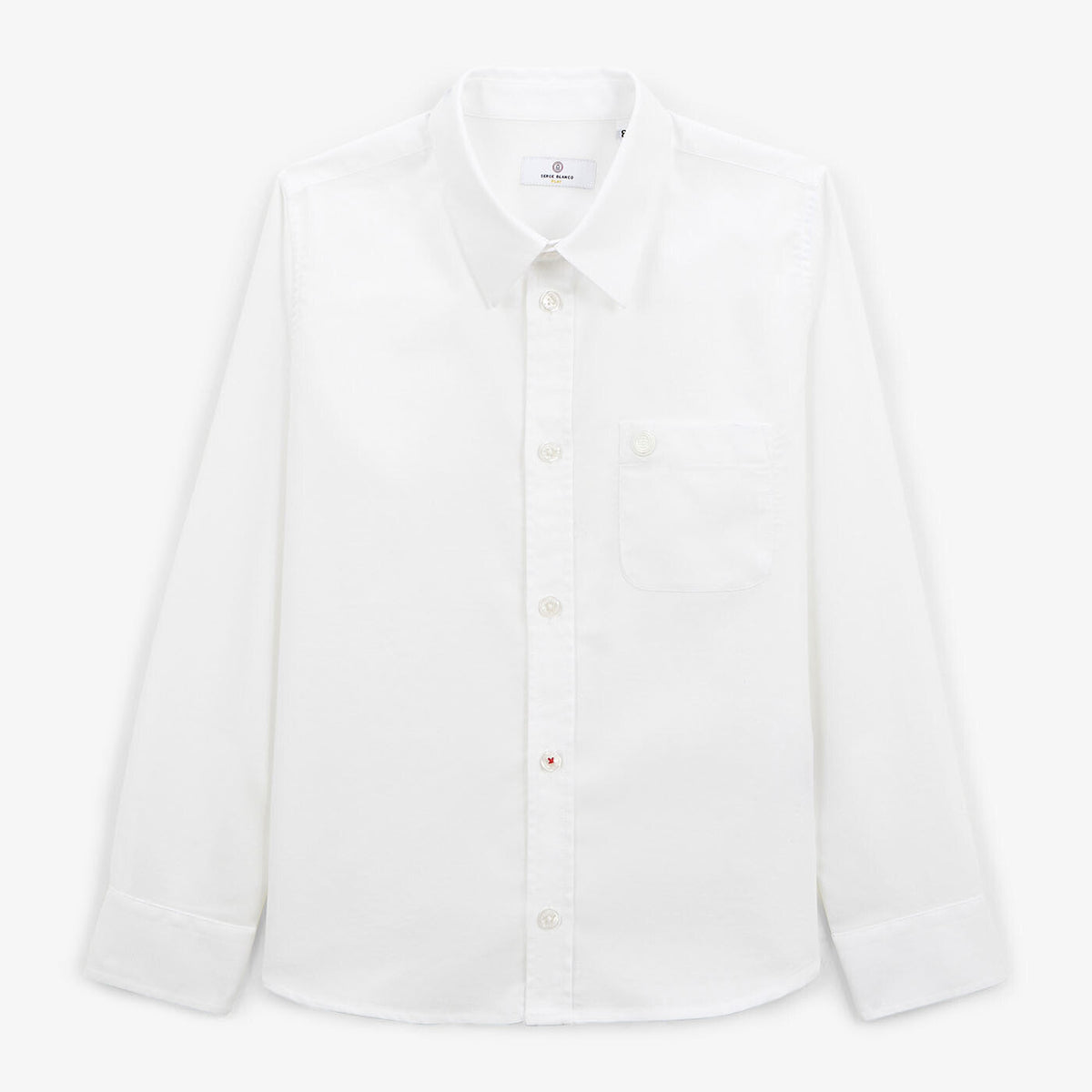 Chemise Regular Oxford Junior Blanche SERGE BLANCO