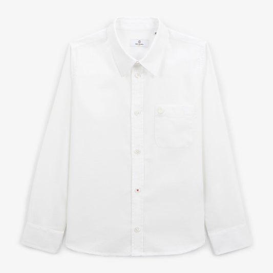 Chemise Regular Oxford Junior Blanche SERGE BLANCO