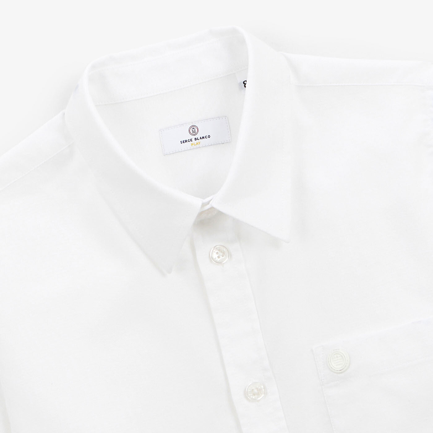 Chemise Regular Oxford Junior Blanche SERGE BLANCO