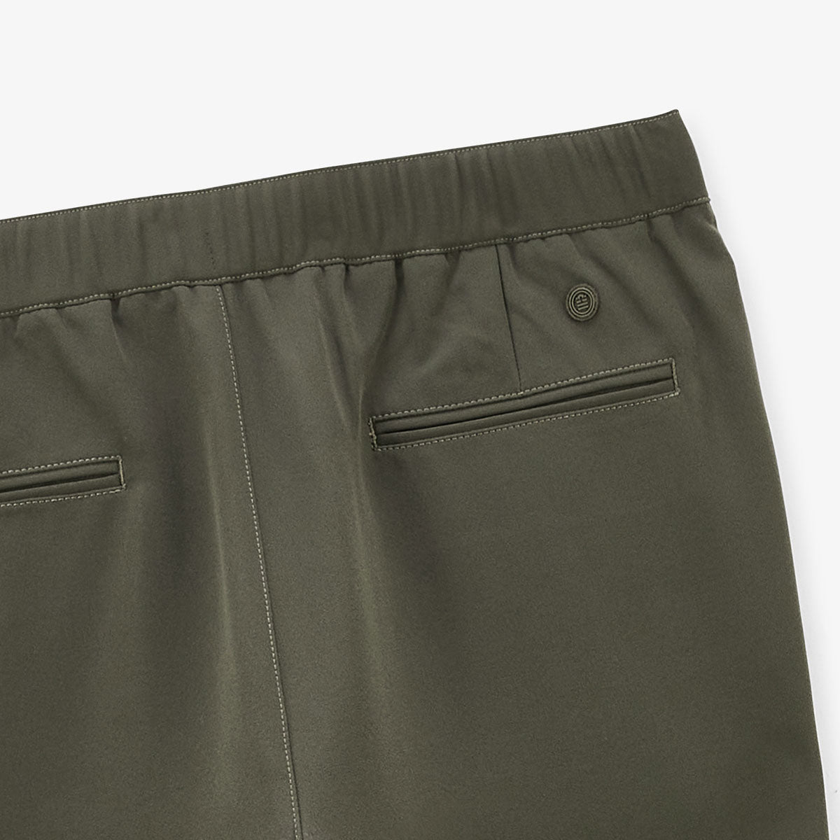 Chino 549 stretch regular confort taille élastiqué vert militaire Homme SERGE BLANCO