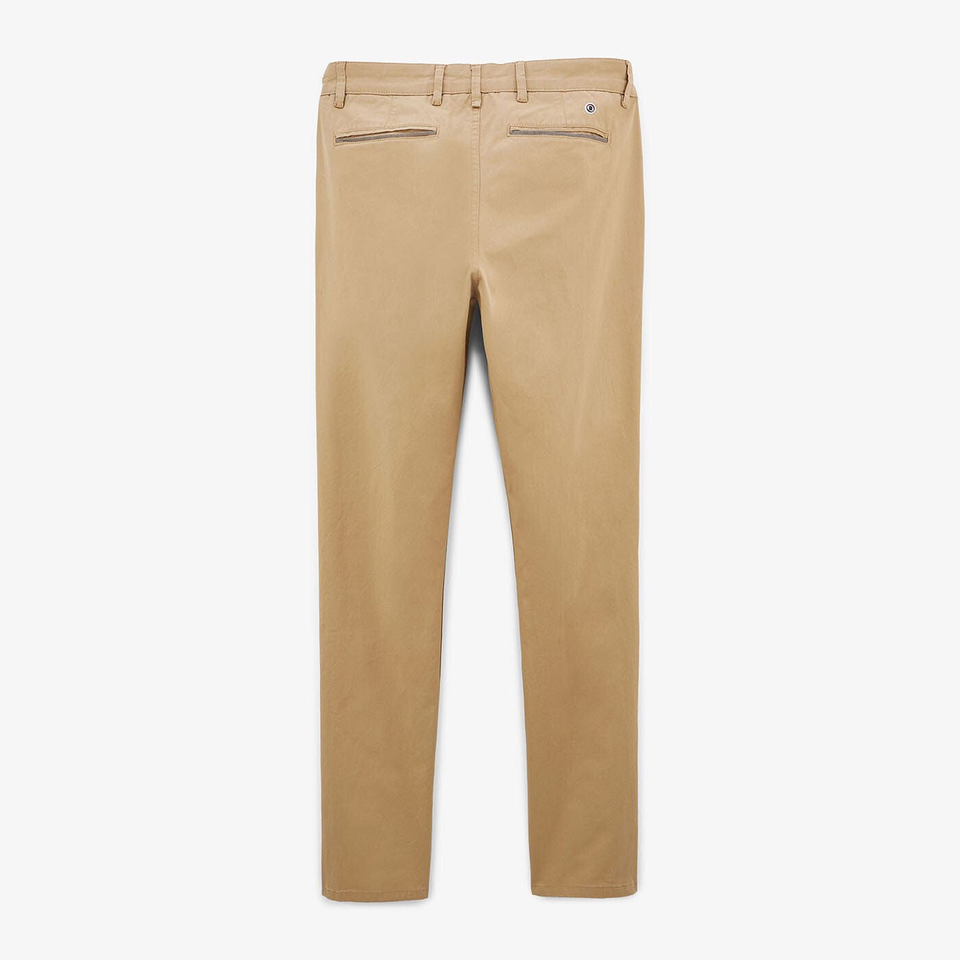 Chino 702 Coupe Confort En Coton Beige Homme SERGE BLANCO