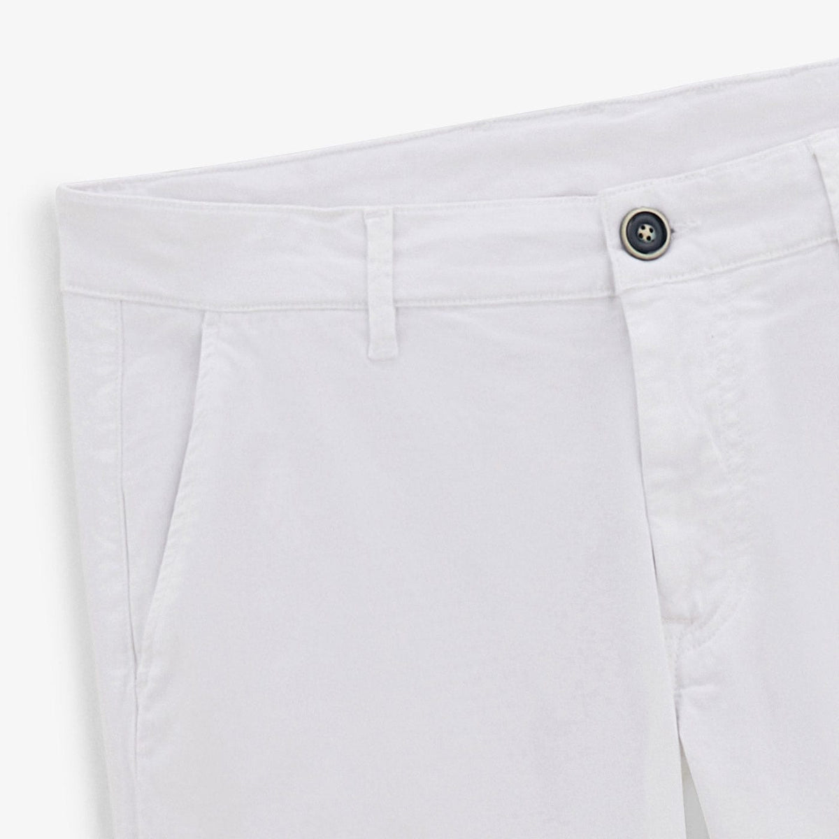 Chino 702 Coupe Confort En Coton Blanc Homme SERGE BLANCO