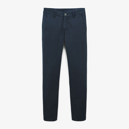 Chino 702 Coupe Confort En Coton Bleu Marine Homme SERGE BLANCO