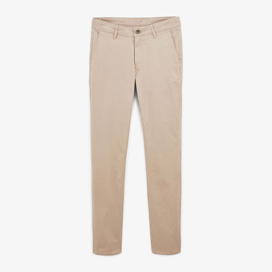 Chino 702 Coupe Confort En Coton Mastic Homme SERGE BLANCO