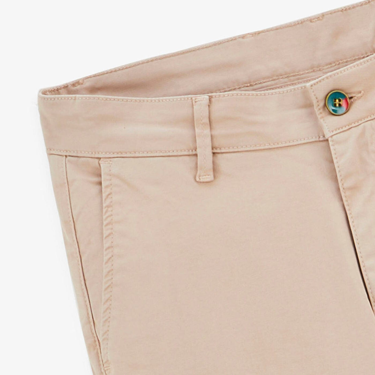 Chino 702 Coupe Confort En Coton Mastic Homme SERGE BLANCO