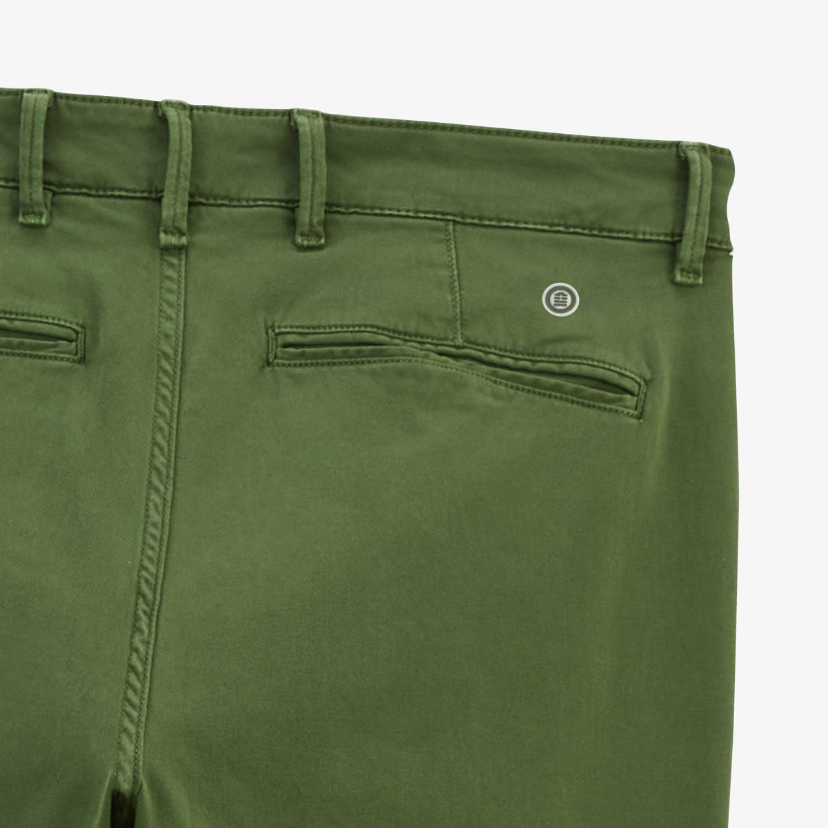 Chino 702 en coton coupe confort vert olive HOMME SERGE BLANCO