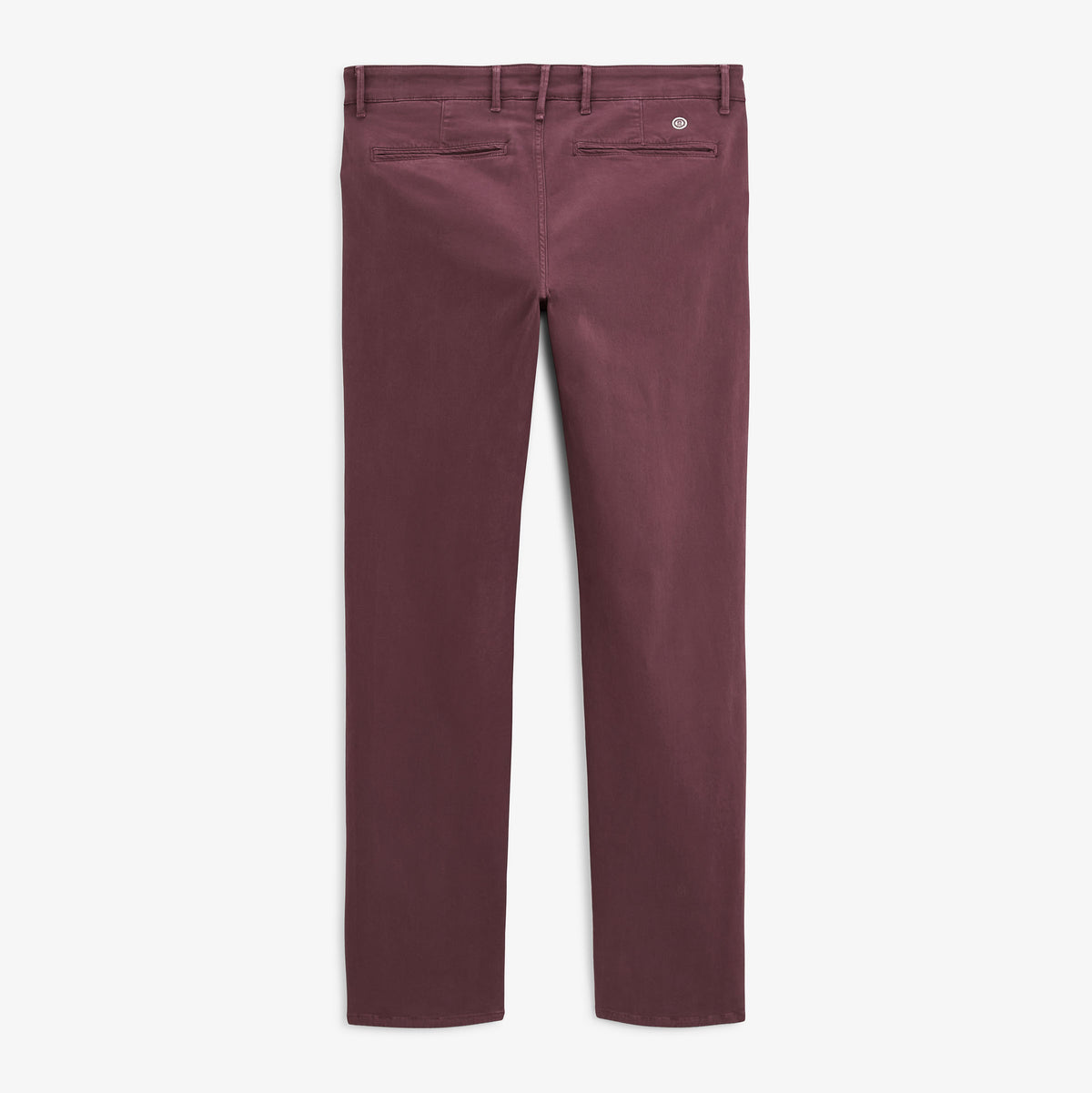 Chino rouge 702 coupe confort, vue de dos.