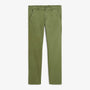 Chino 702 en coton stretch vert thym, vue de face.