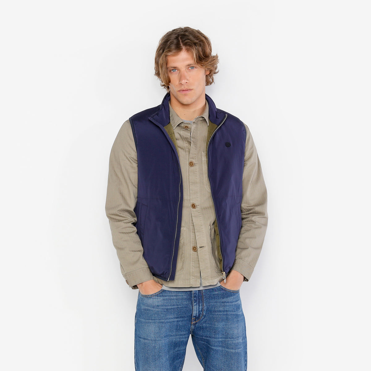 Wendel teak herringbone worker jacket