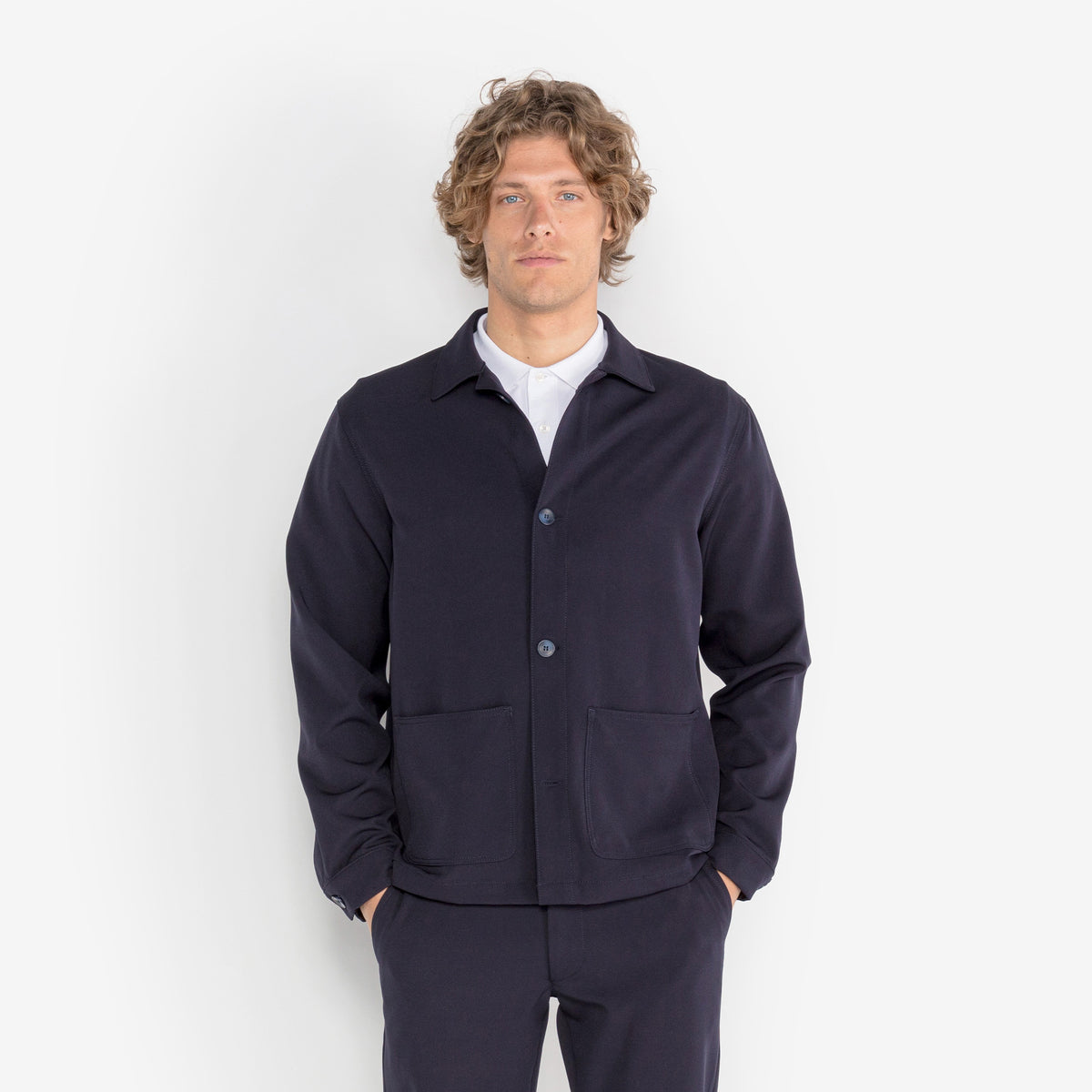 Waël dark blue jacket