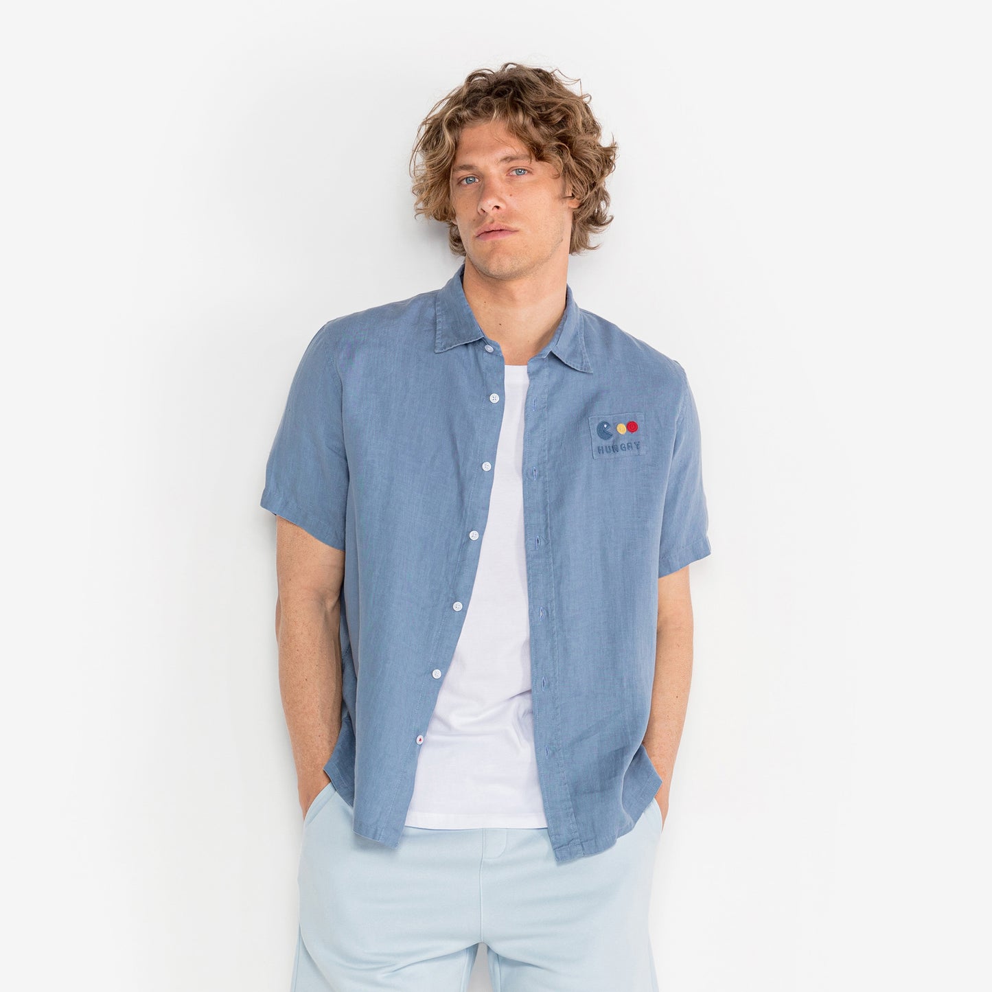 Chemise Clovis avec broderie arcade nuage