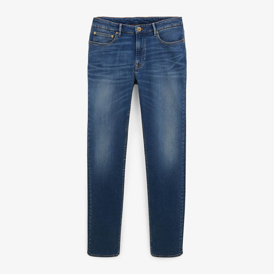 Jean 325 Slim Powertwist Blauw Heren SERGE BLANCO