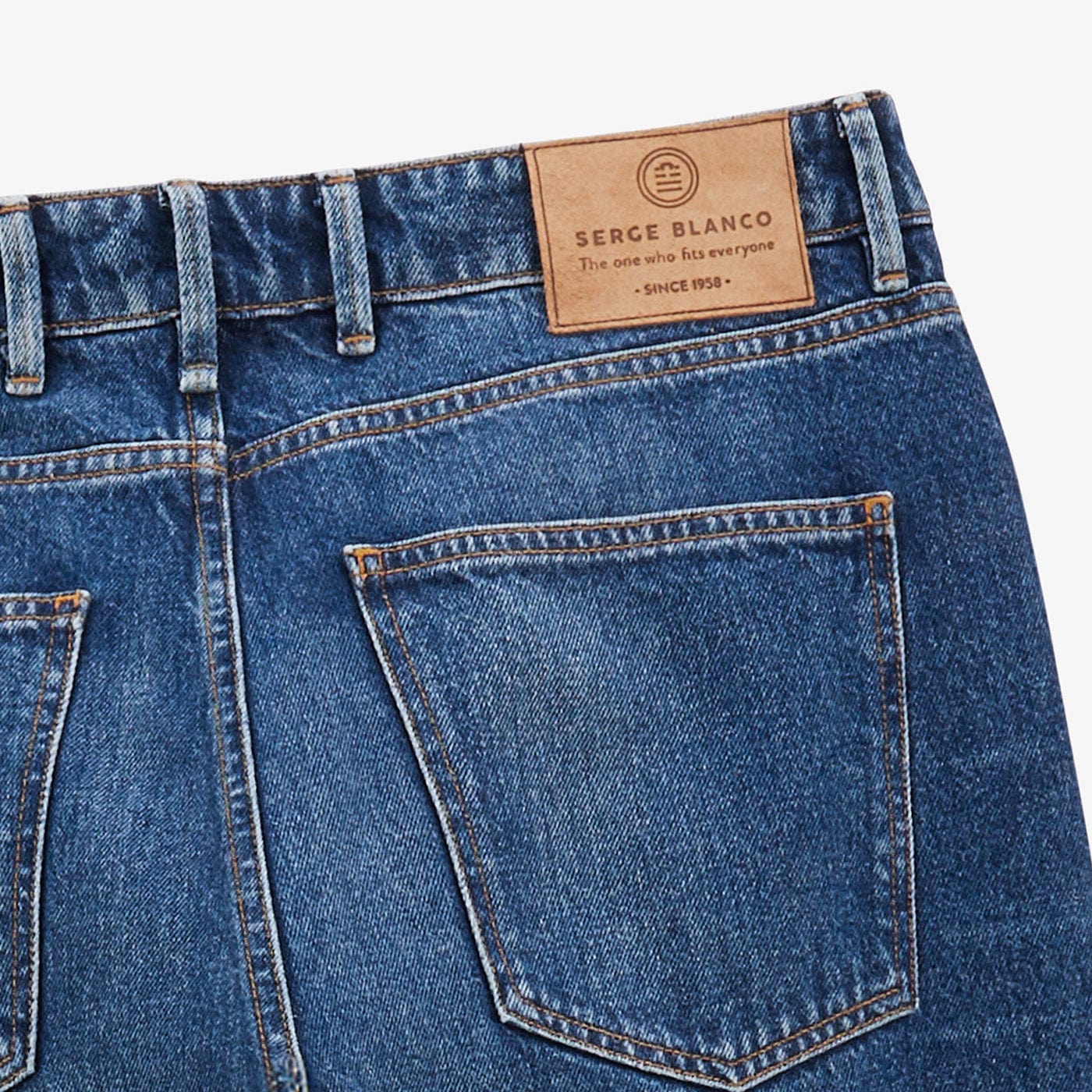 Jean 331 Tapered Fixe Stone Blue Homme SERGE BLANCO