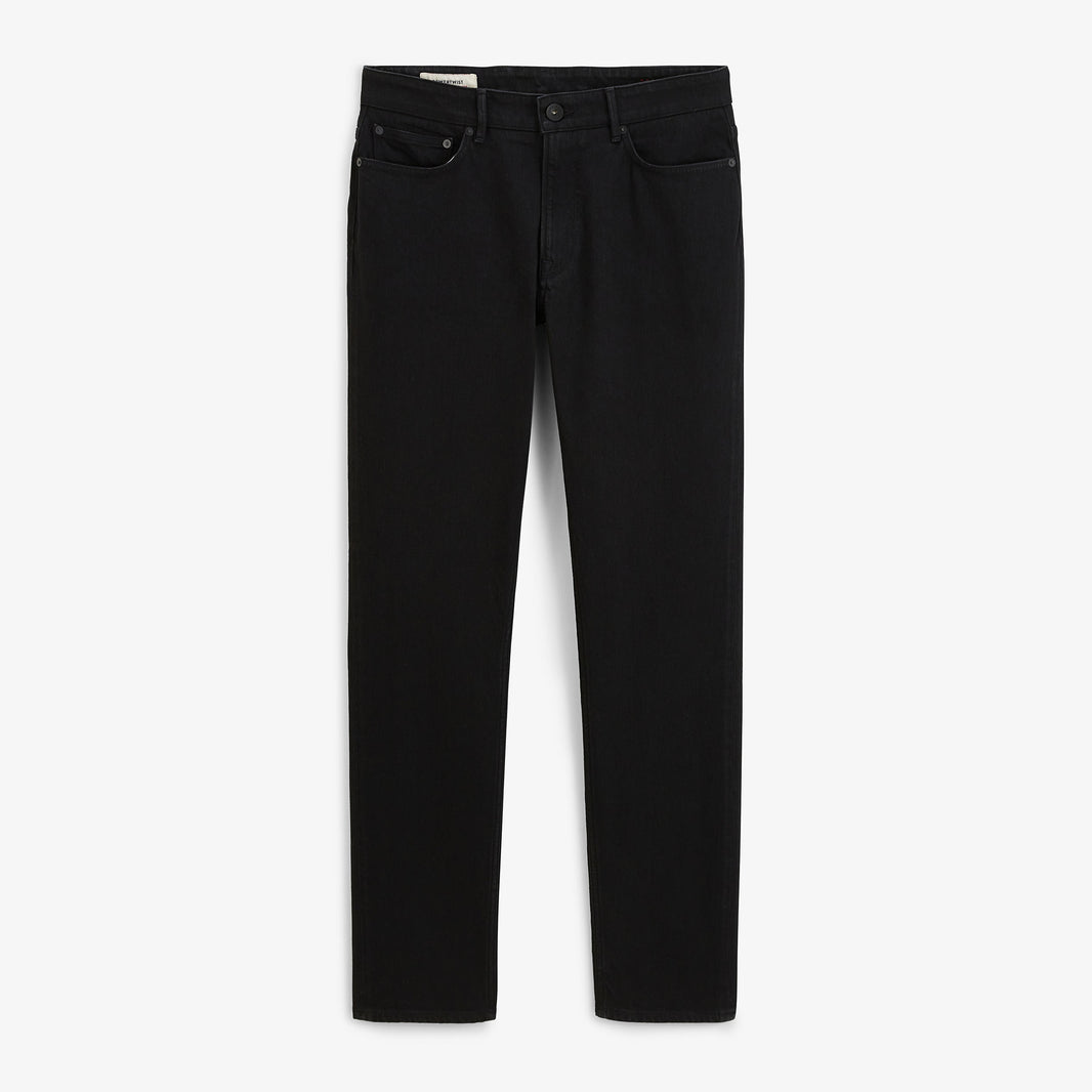Jean slim 325 Powertwist noir, vue de face.