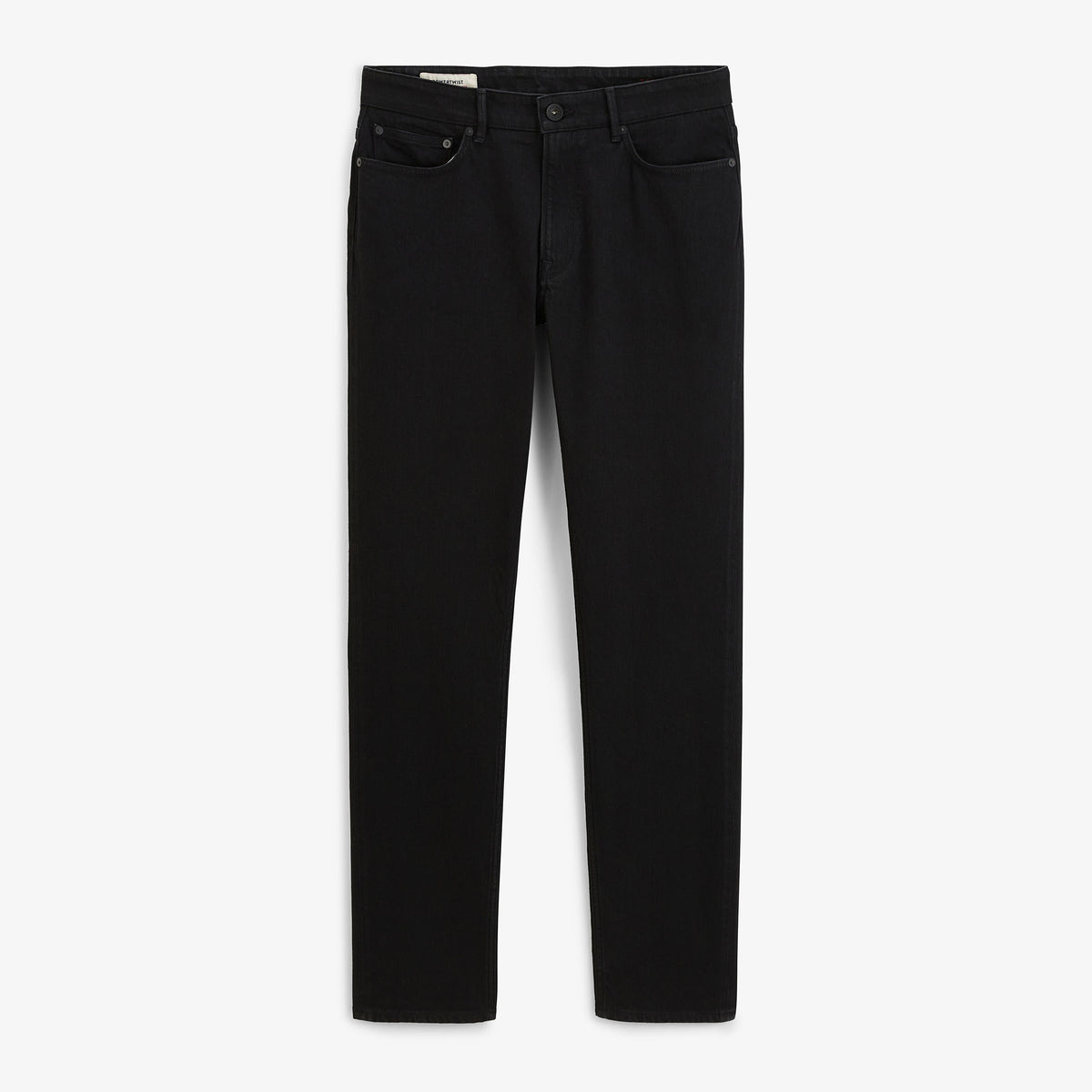 Jean slim 325 Powertwist noir, vue de face.