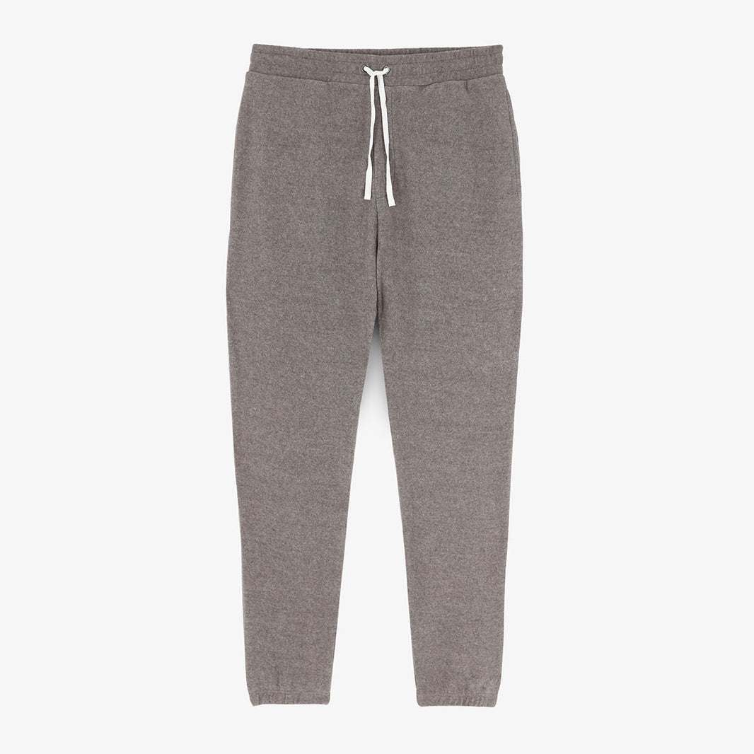 Bruine joggingbroek met elastische tailleband Shitake Paolo voor heren SERGE BLANCO