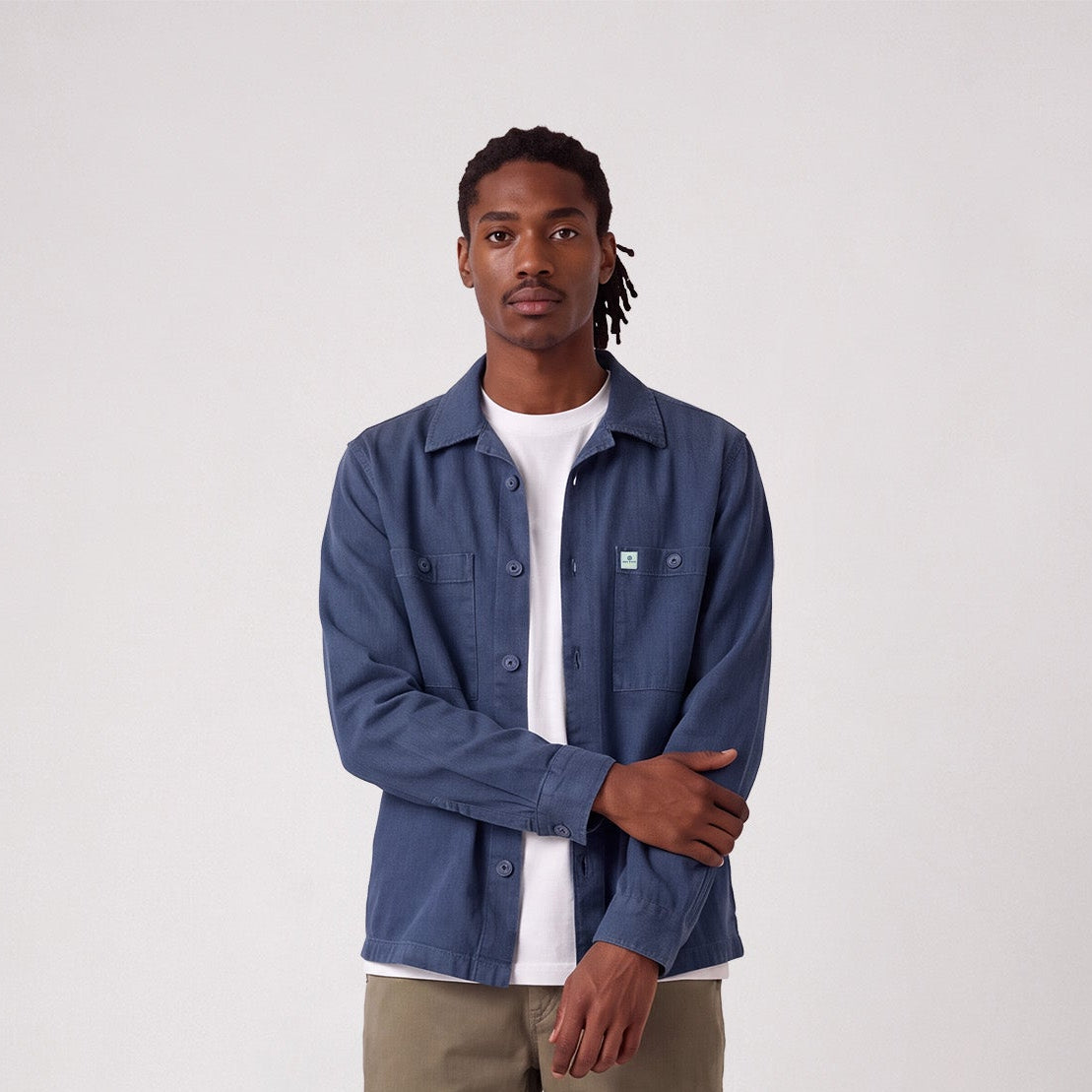Warren SBPLAY Blue Cotton Work Jacket