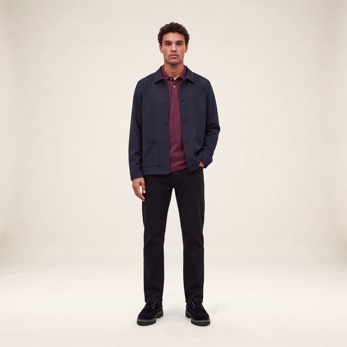 Veste Worker bleu foncé Waël