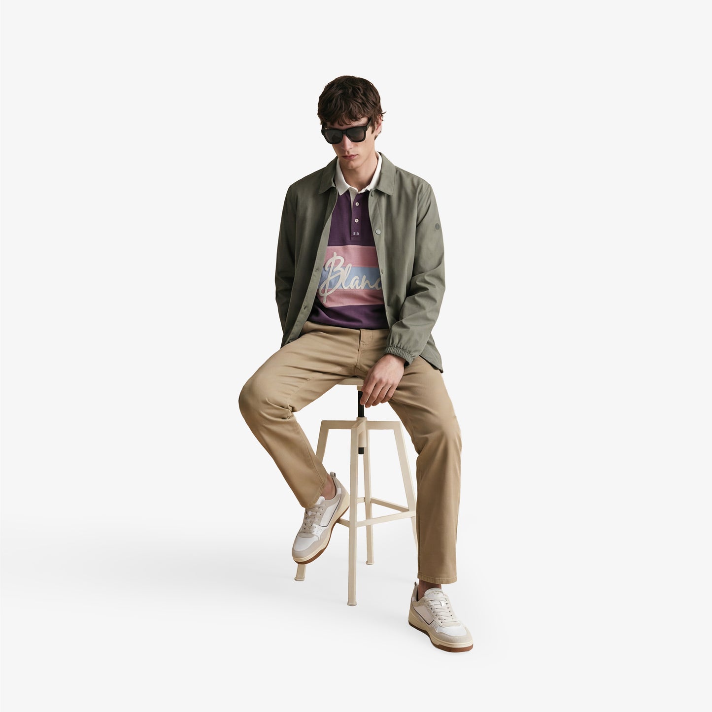 BLANCO BIARRITZ Lightweight Water-Repellent Gray Jacket