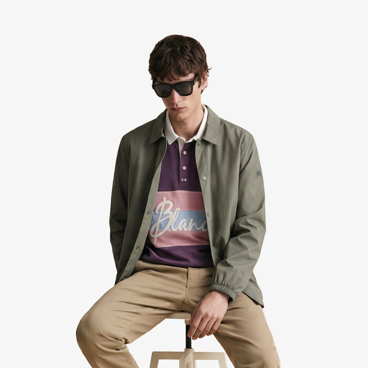 BLANCO BIARRITZ Lightweight Water-Repellent Gray Jacket