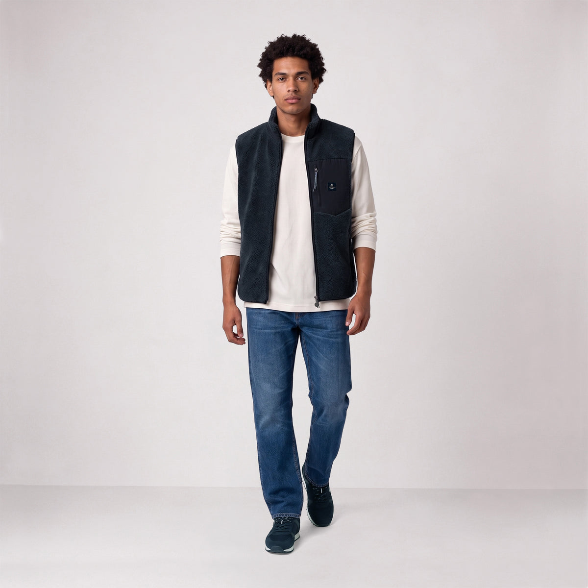 Montreal SBPLAY Navy Blue Sleeveless Fleece