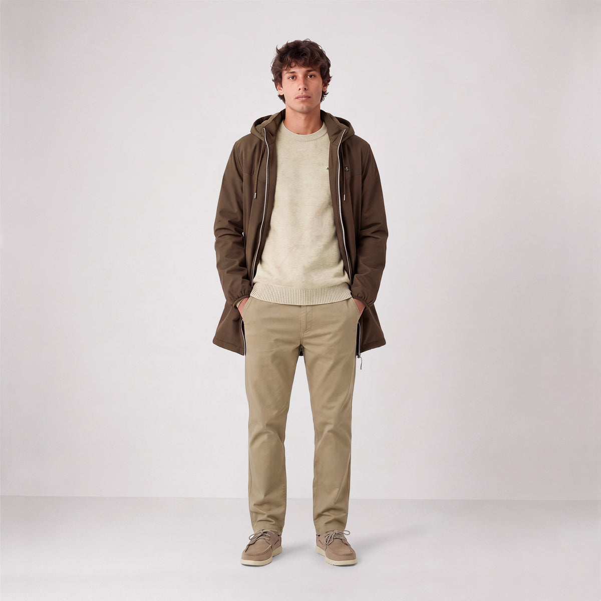 Parka Stormer déperlante doublure polaire marron brownie SBPLAY