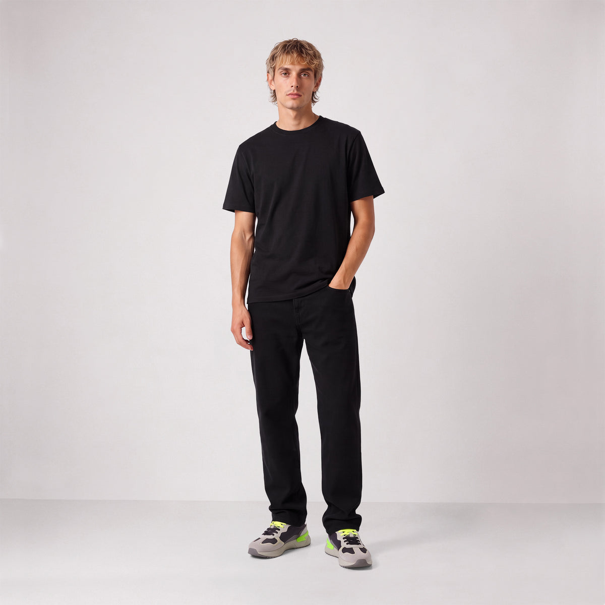 Maglietta a maniche corte oversize nera Thor SBPLAY
