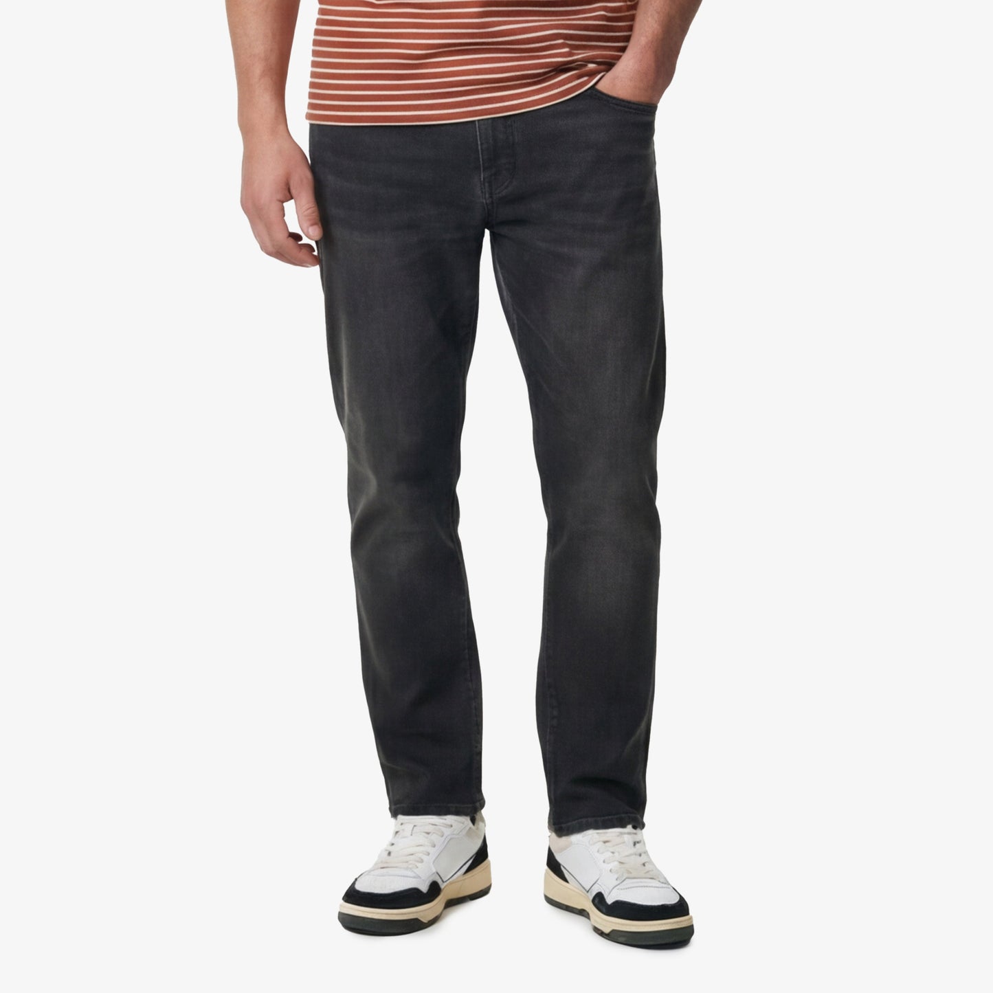 Jean 325 slim powertwist en coton gris