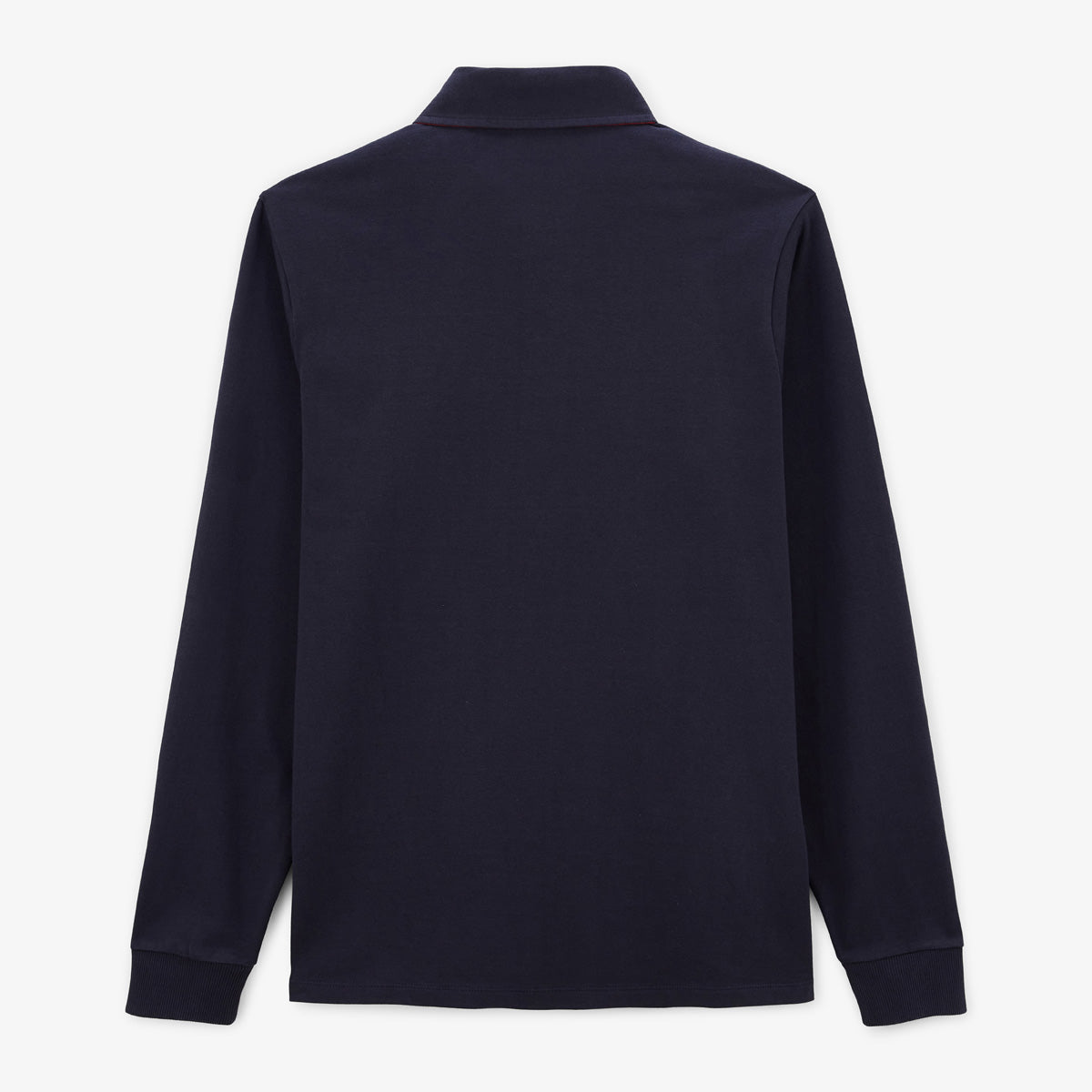 Maillot de rugby manches longues en coton bleu dark navy LioHomme SERGE BLANCO