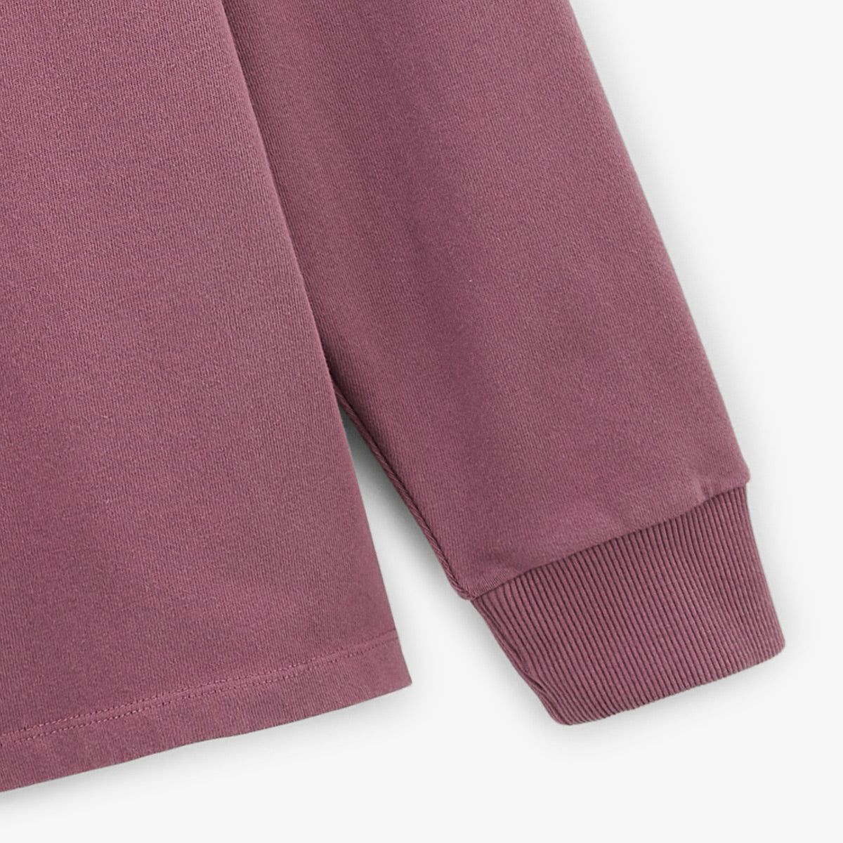 Maillot De Rugby Manches Longues En Coton Violet Pourpre Lupin Homme SERGE BLANCO