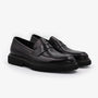 Mocassin en cuir noir Austin Homme SERGE BLANCO