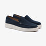 Mocassin Kentucky en Cuir Nubuck Marron Bleu Marine Homme SERGE BLANCO