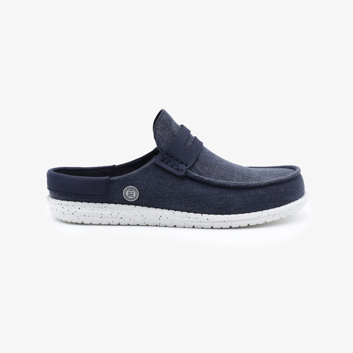 SERGE BLANCO Men's Navy Blue Bidart Mules