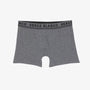3-pack effen grijze katoenen boxershorts voor heren van Serge Blanco