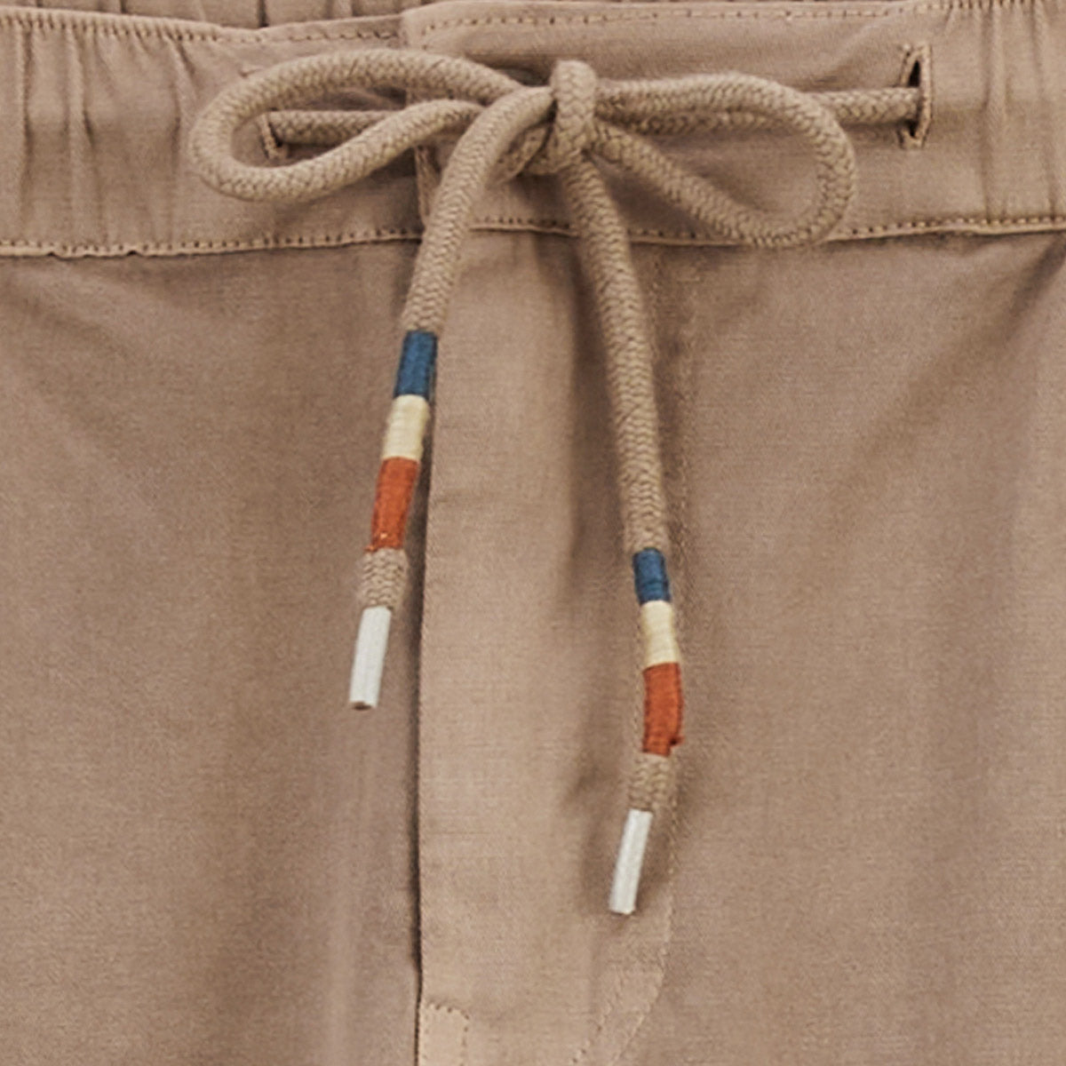 Pantalon 549 avec taille elastiquee en coton beige  HOMME SERGE BLANCO