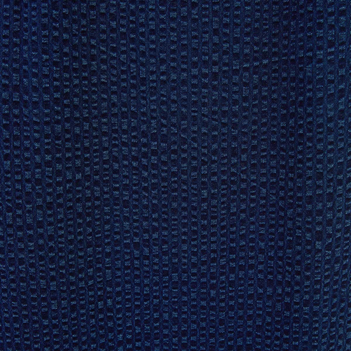 Pantalón 555 de seersucker con cintura elástica azul índigo para hombre SERGE BLANCO