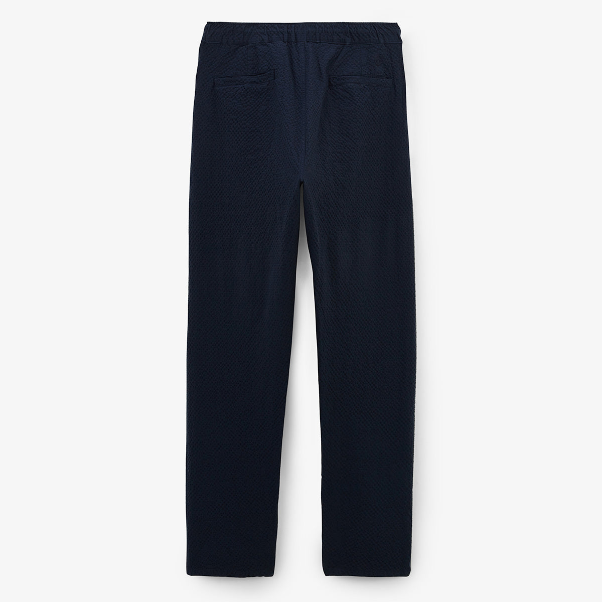 Pantalón 557 de algodón con cintura elástica azul marino para hombre, de sarga, de BLANCO