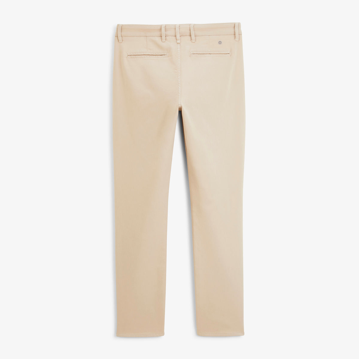 Pantalon 702 en coton stretch beige, vue de dos.